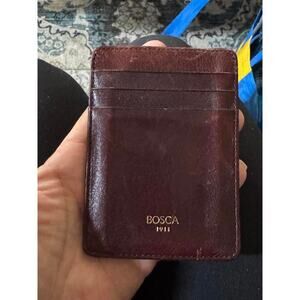 Bosca Dolce Italia front pocket wallet w/ moneyclip